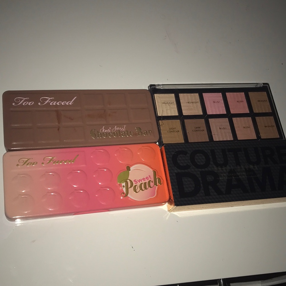 TOO FACED BOBBI BROWN CONTOUR EYESHADOW BUNDLE